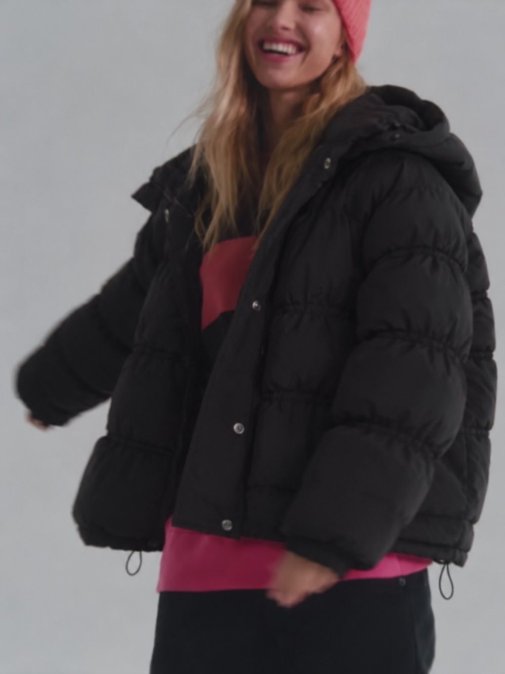 Free People Party Of One Solid Puffer Jacket